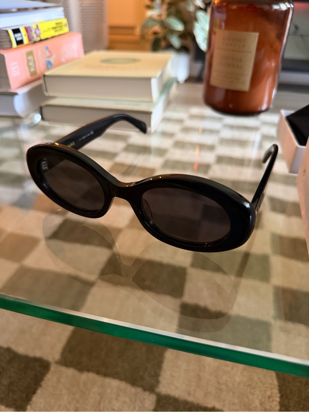 CELINE Triomphe 52MM Oval Sunglasses